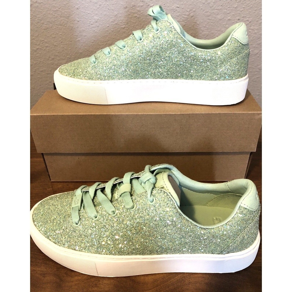 UGG Shoes Women's Size 6.5 Zilo Chunky Glitter Green Sneaker.